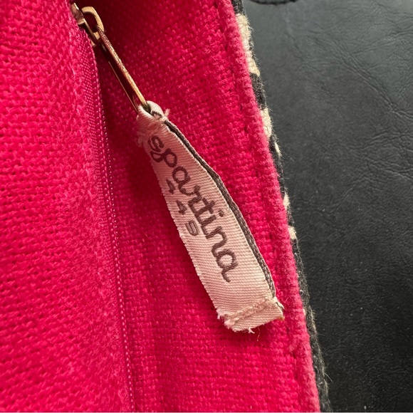 SPARTINA 449 Daufuskie Island Strachan Tulip Linen Leather Crossbody Bag - Picture 11 of 16